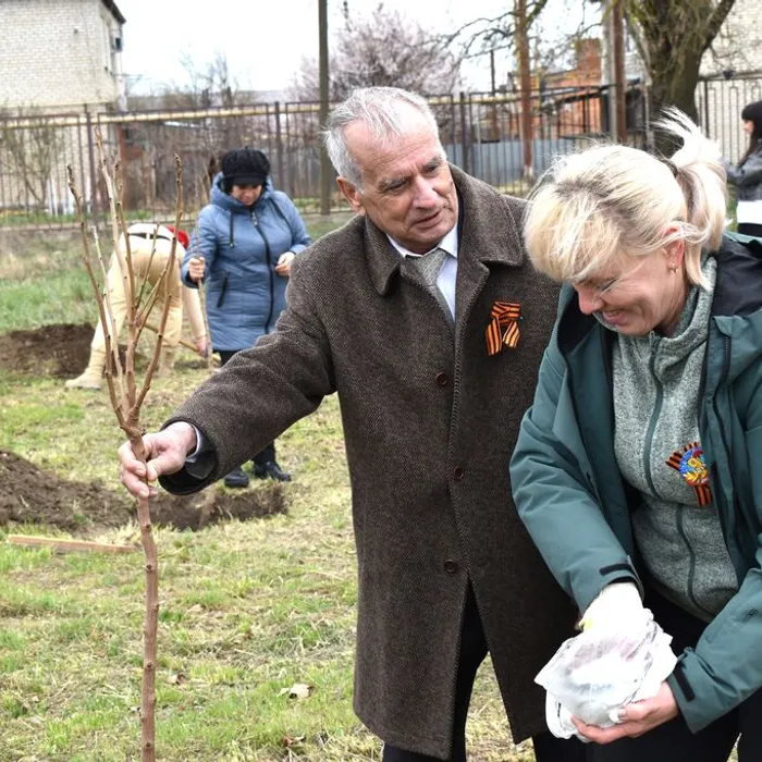 Памятная аллея в честь педагогов высажена в Темрюкском районе
